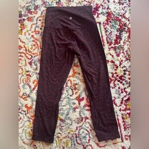 Lululemon capri workout leggings‎